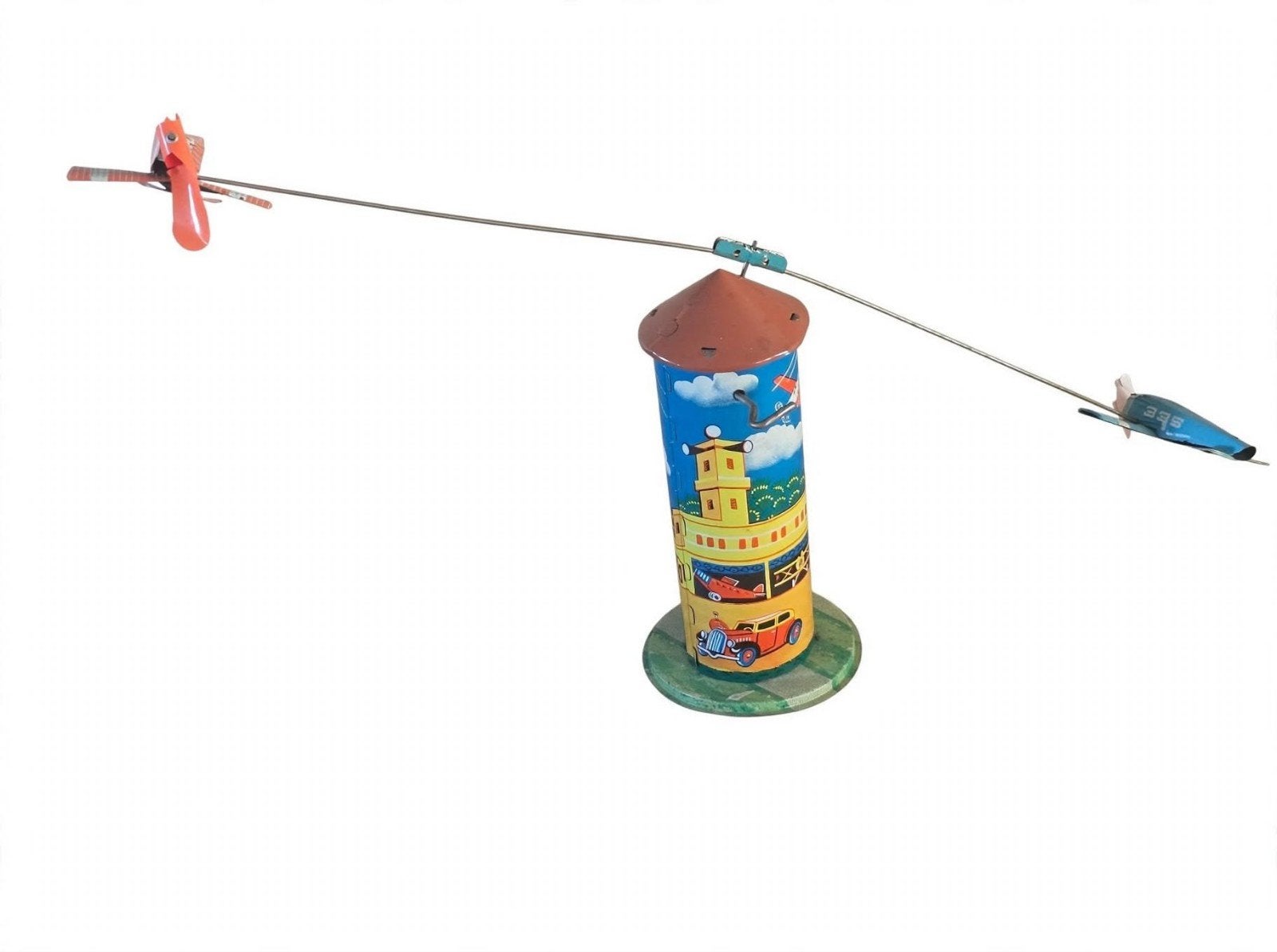 zeldzame Blikken Vliegtoren Carrousel Nr. 5100 - Jaren '1950, Ophalen of Verzenden