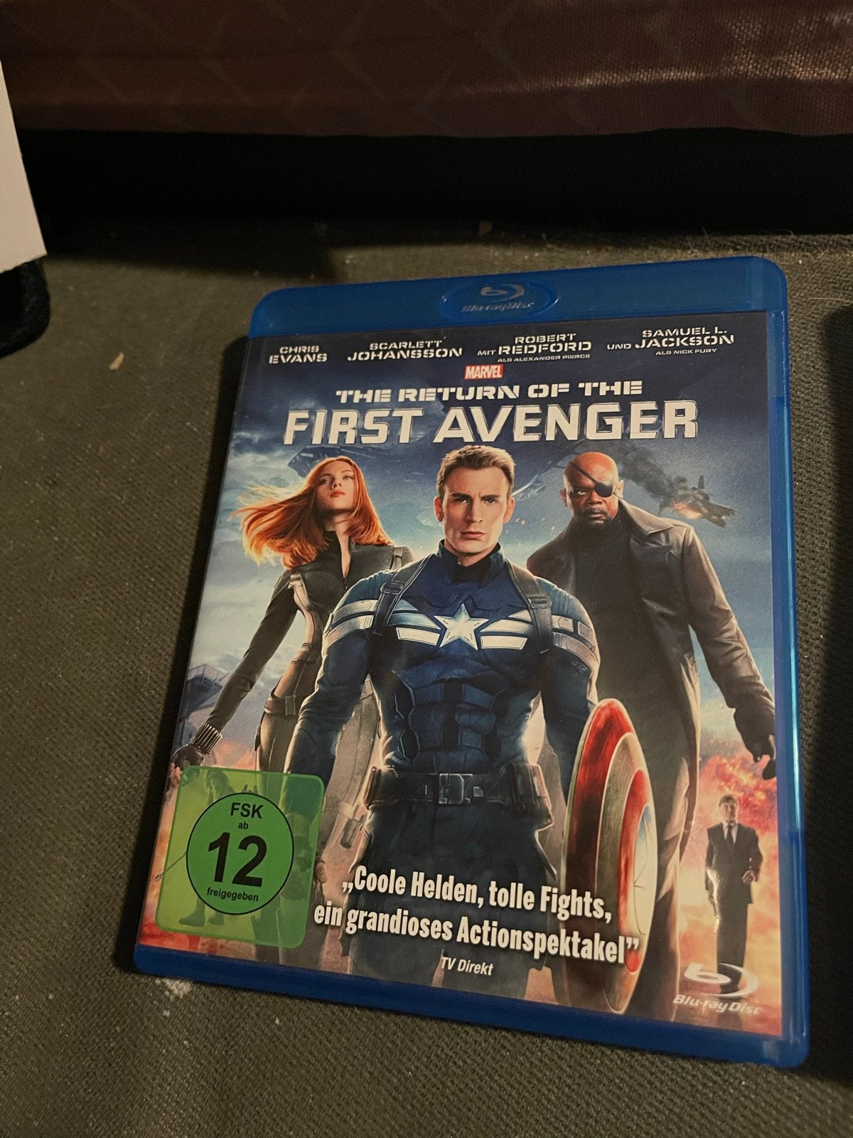 Captain America: The Winter Soldier Blu-ray (Duits), Cd's en Dvd's, Film, Actie, Duits, Ophalen of Verzenden