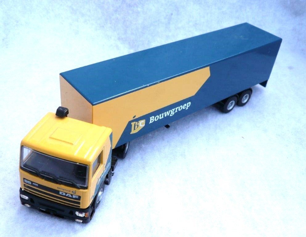 Lion Daf 95.400 + Eurotrailer koninklijke ibc bouwgroep., Ophalen of Verzenden, Gebruikt, Bus of Vrachtwagen, Lion Toys