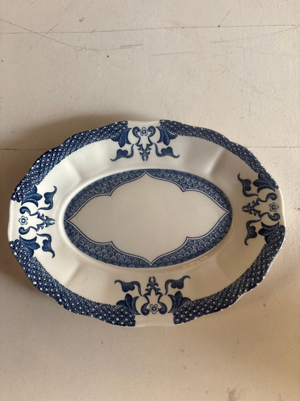 Royal Tudor Mandarin Ovale Serveerschaal - Grindley, Ophalen of Verzenden