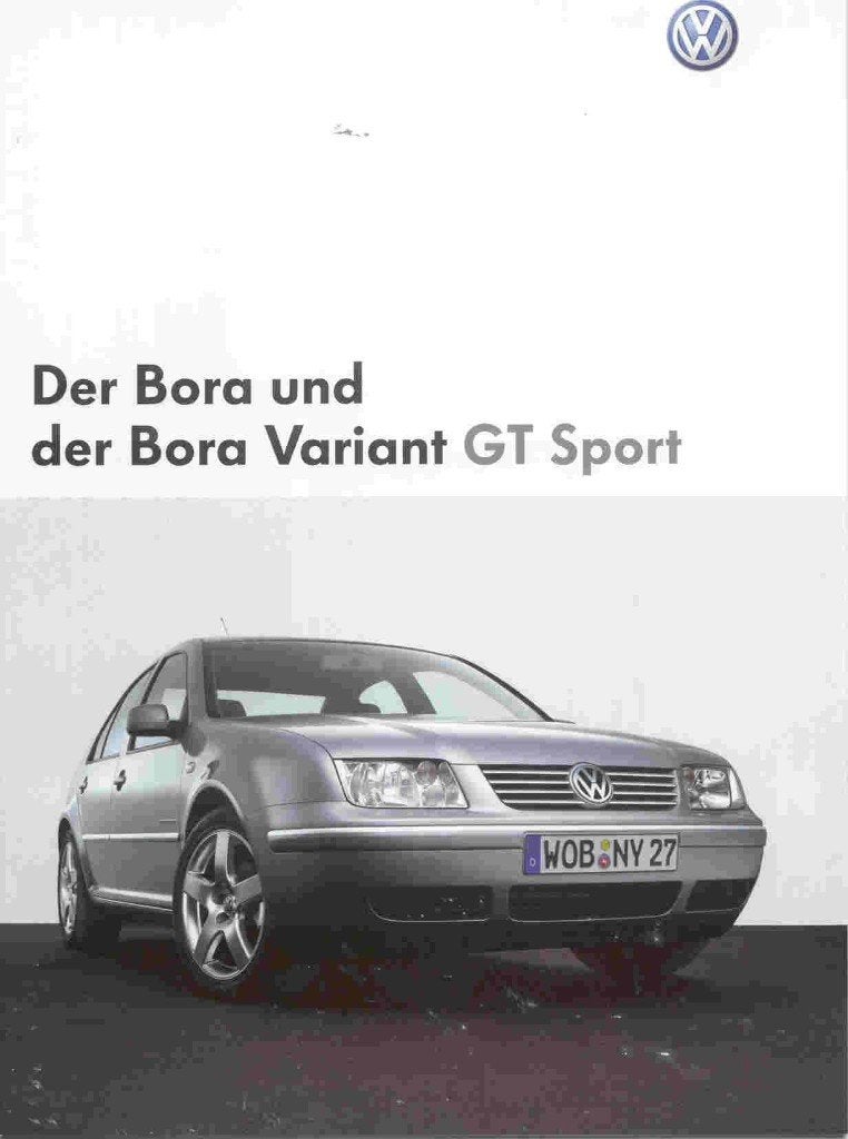 Volkswagen Bora und der Bora Variant GT Sport (2003), Ophalen of Verzenden, Nieuw, Volkswagen