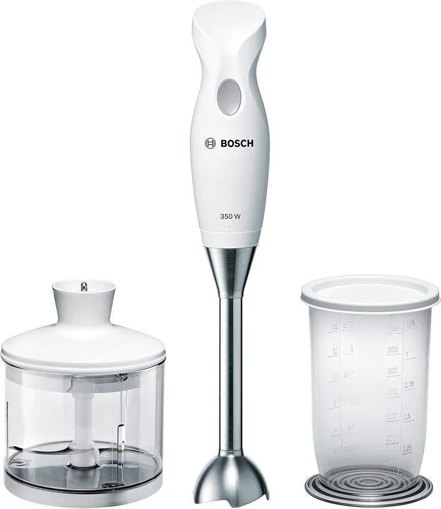 Bosch Staafmixer 350W met hakmolen en maatbeker, Minder dan 1 liter, Ophalen of Verzenden, Nieuw, 1 snelheid