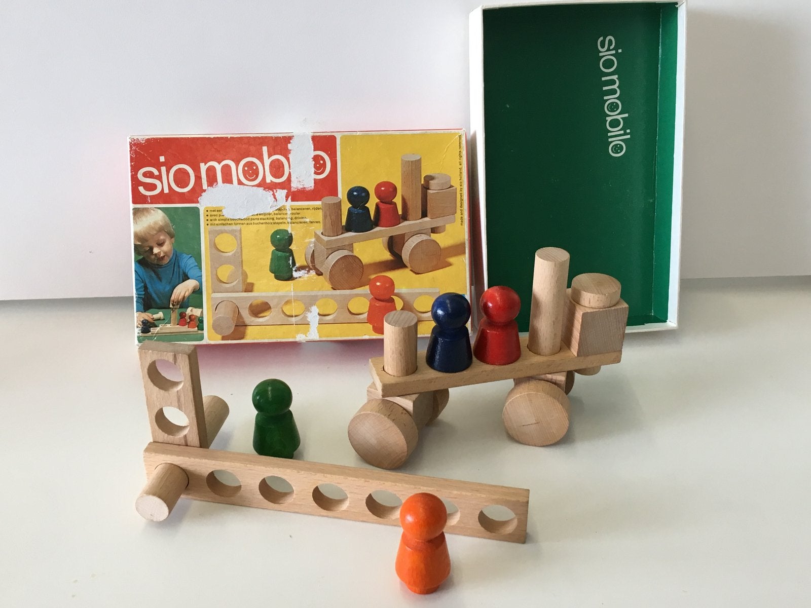 Sio Mobio houten speelgoed, Kinderen en Baby's, Ophalen of Verzenden, Gebruikt, Overige typen