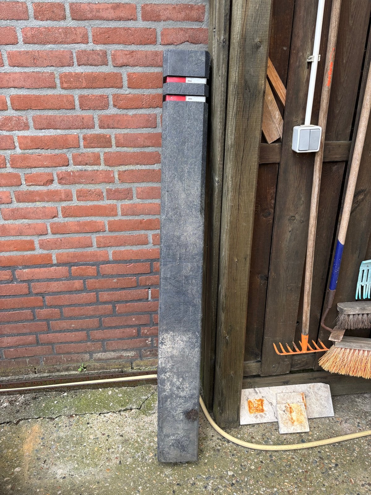 Diamant kop paal - Robuuste paal voor diverse toepassingen, Tuin en Terras, Palen, Balken en Planken, Ophalen, Gebruikt, 180 tot 250 cm