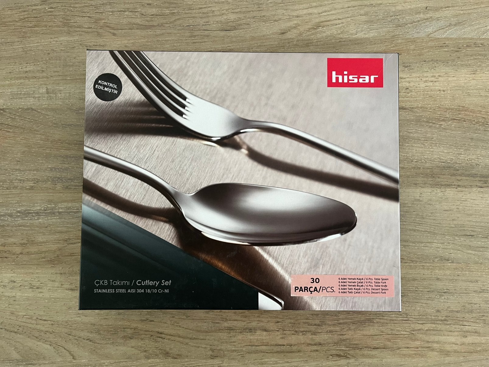 HISAR Alacati Bestekset 30 delig 6 personen - Nieuw, Ophalen of Verzenden, Nieuw