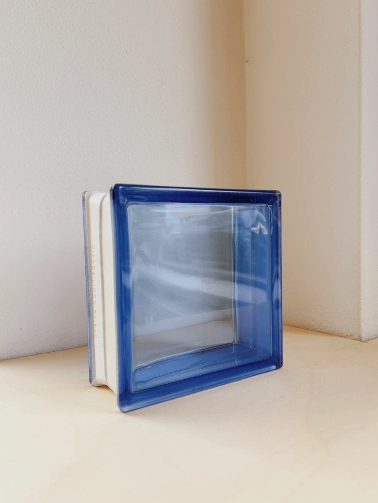 GLAZEN BOUWSTEEN | BLAUW, Minder dan 80 cm, -, Minder dan 80 cm, -