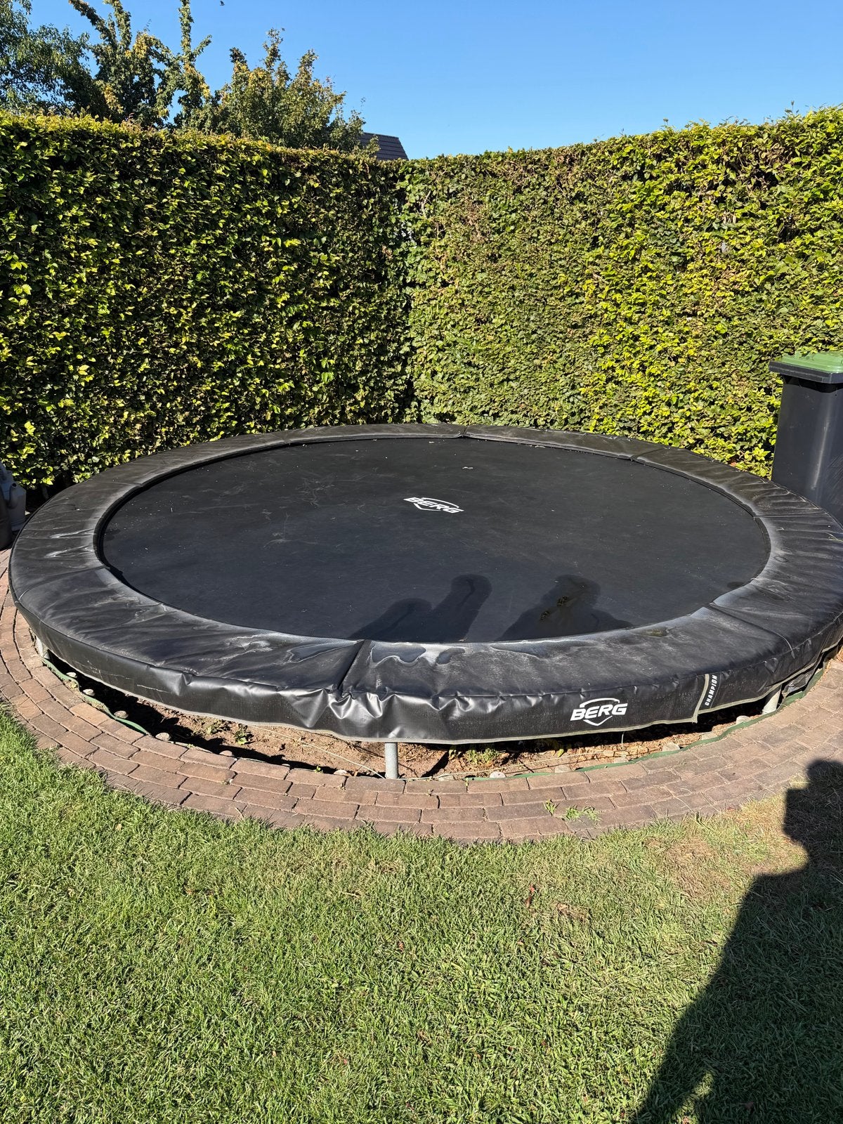 BERG InGround Champion Trampoline - Rond 420 cm, Ophalen, Gebruikt