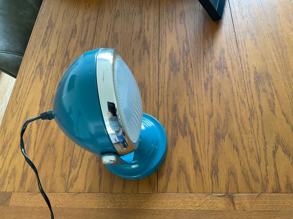 Staande lamp / tafellamp/ vintage retro model, Ophalen of Verzenden, Zo goed als nieuw, Minder dan 50 cm