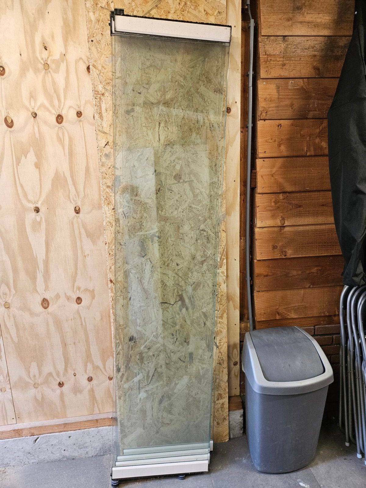 4 Glazen Schuifwandpanelen - Ideaal voor overkapping, Gebruikt, Minder dan 80 cm, Glasplaat, 160 cm of meer