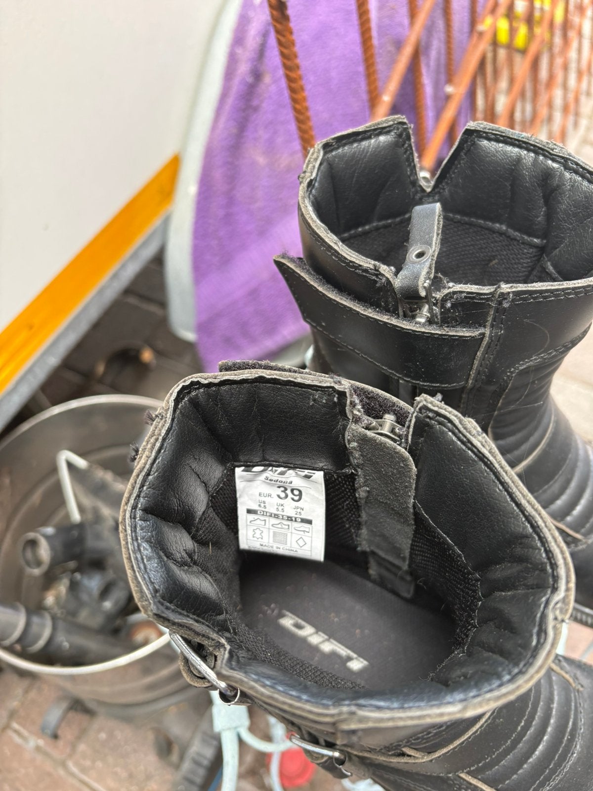 Motor jas broek laarzen, Motoren, Ophalen, Tweedehands, Laarzen