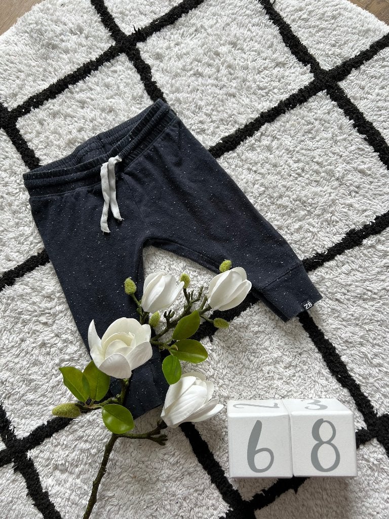ZGAN grijs zwart Z8 jogger jogging broek 68 baby newborn, Broekje, Jongetje of Meisje, Z8, Ophalen of Verzenden