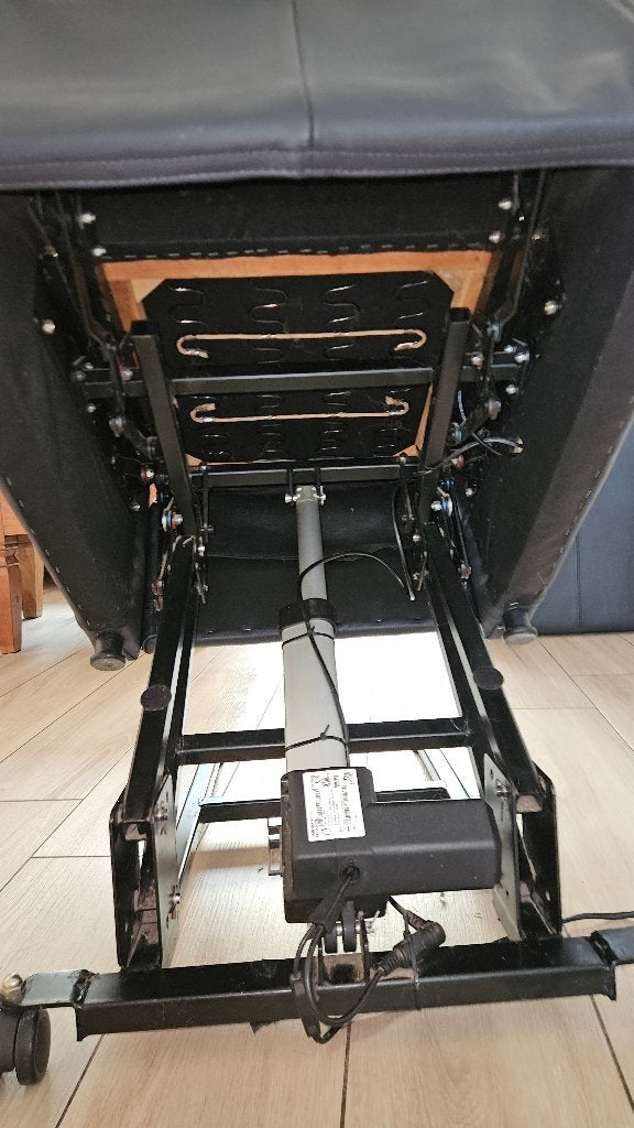 Foto 10 van Leren relaxfauteuil met elektrische functie