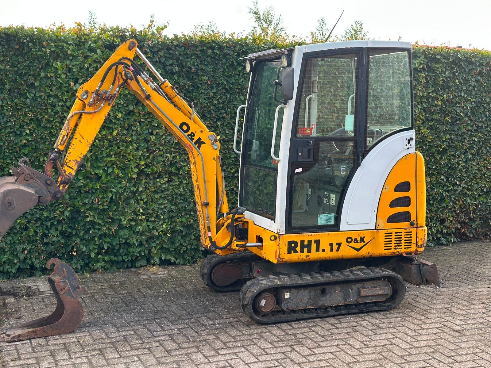 minigraver O&K RH1.17, Zakelijke goederen, Machines en Bouw | Kranen en Graafmachines, Ophalen of Verzenden, Graafmachine