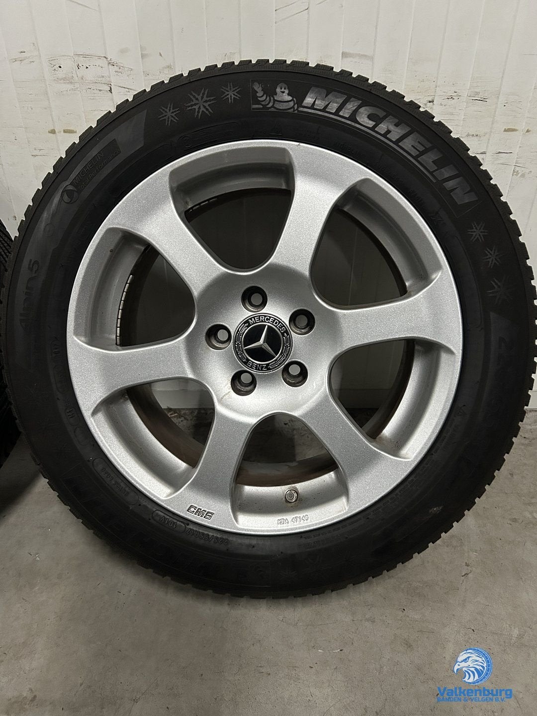 8mm! Mercedes Vito V-Klasse W447 17 inch CMS velgen TPMS 5x1, Gebruikt, -, -, Banden en Velgen