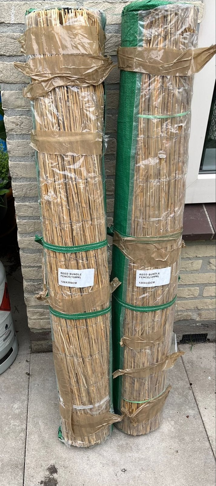Nieuwe rietmatten voor tuinafscheiding (120x200cm), Tuin en Terras, Ophalen, Nieuw, Overige materialen, Tuinhek