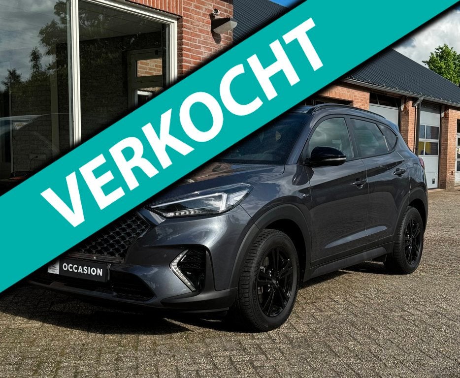 Hyundai Tucson 1.6 T-GDI N-Line *Trekhaak*Pano*Navi*Stoel/St, Auto's, Gebruikt, 1591 cc, 4 cilinders, Origineel Nederlands