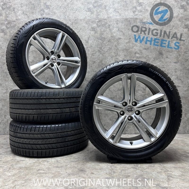 18 inch originele velgen + all season banden Volvo V90, 18 inch, -, -, Banden en Velgen