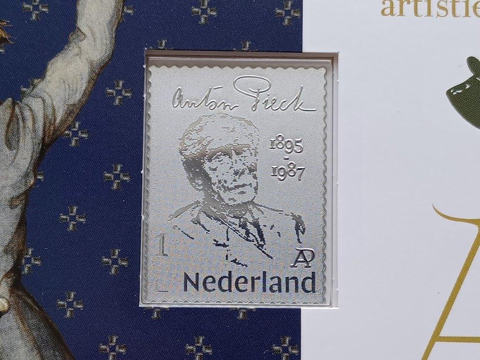 Zilveren postzegel Anton Pieck - 2021, Postzegels en Munten, Postzegels | Nederland, Verzenden, Na 1940, Postfris