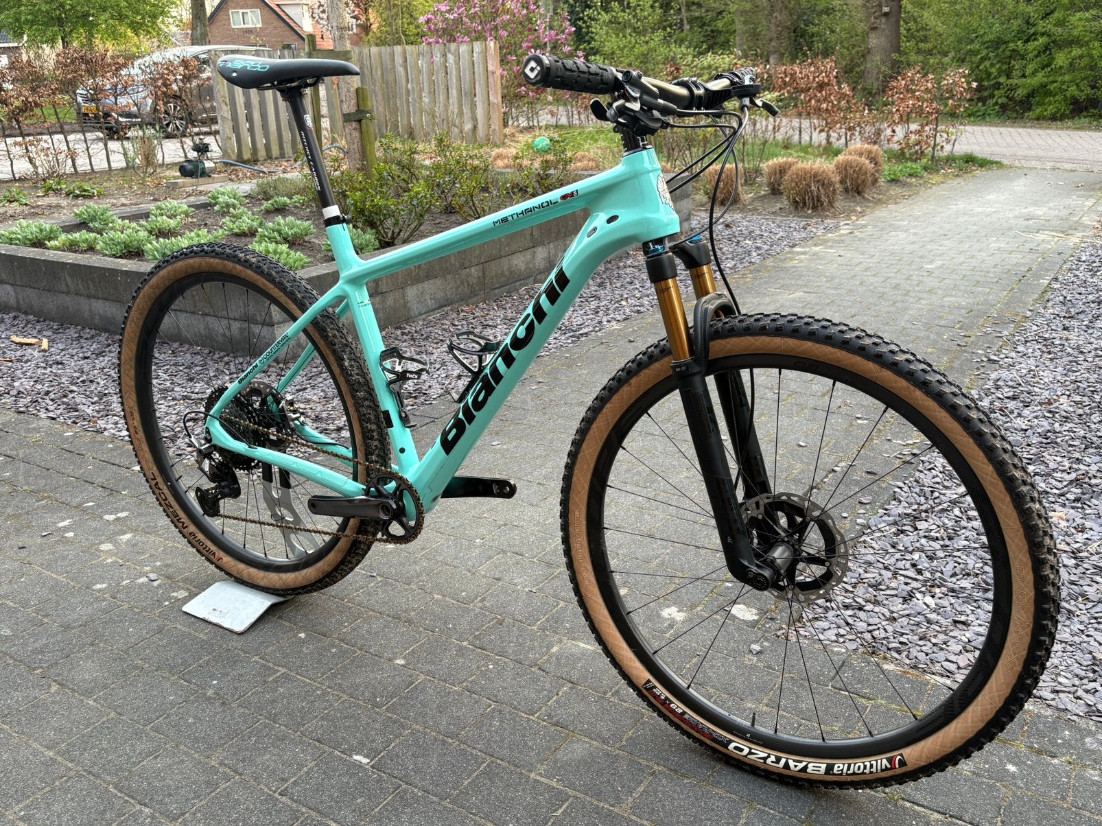 Bianchi methanol CVs mtb hardtail XTR carbon, Fietsen en Brommers, Hardtail, Heren, Zo goed als nieuw, Schijfrem