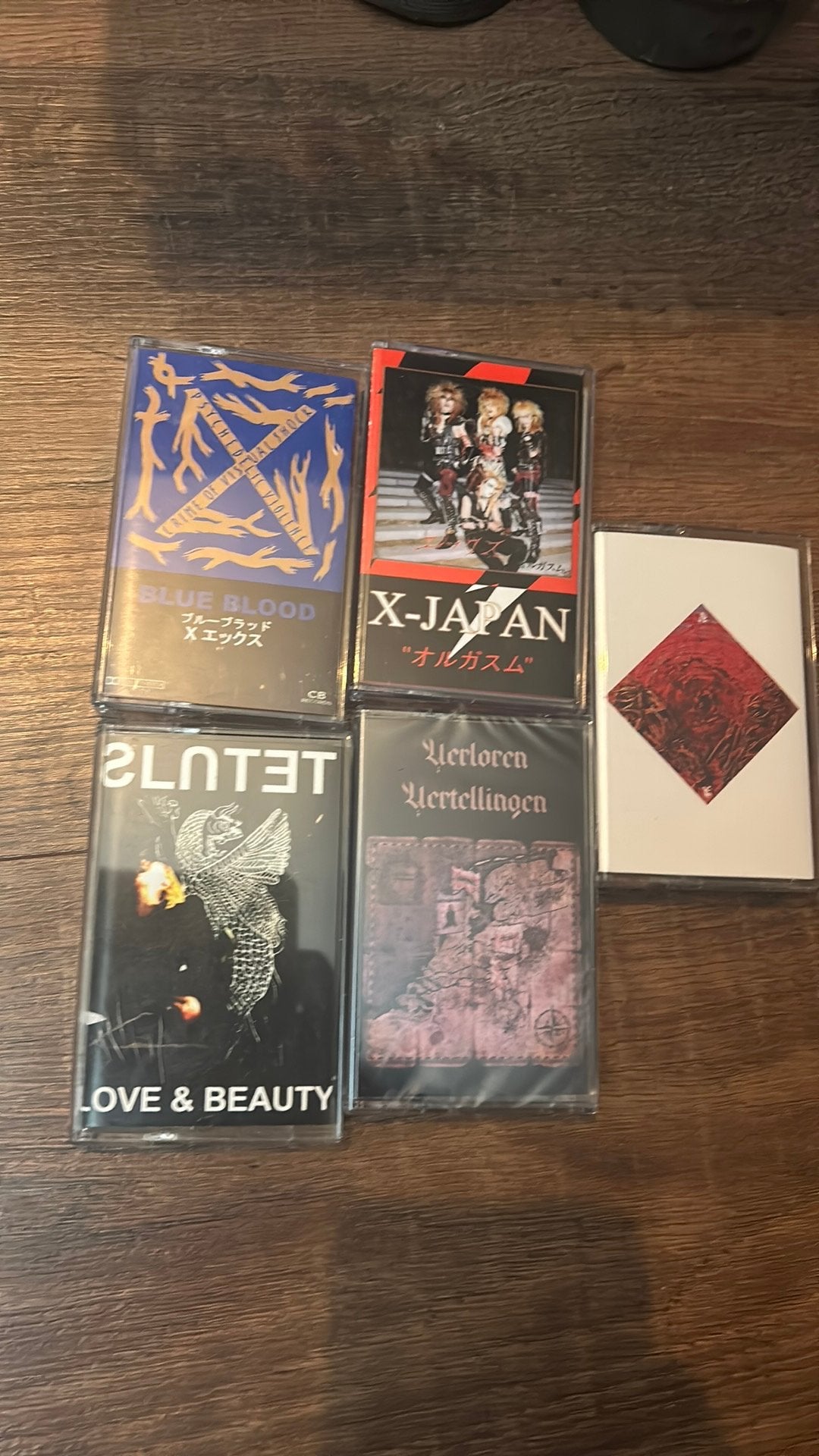 Cassettebandjes collectie slutet en x japan etc…, Gebruikt, Verzenden, 1 bandje, Origineel