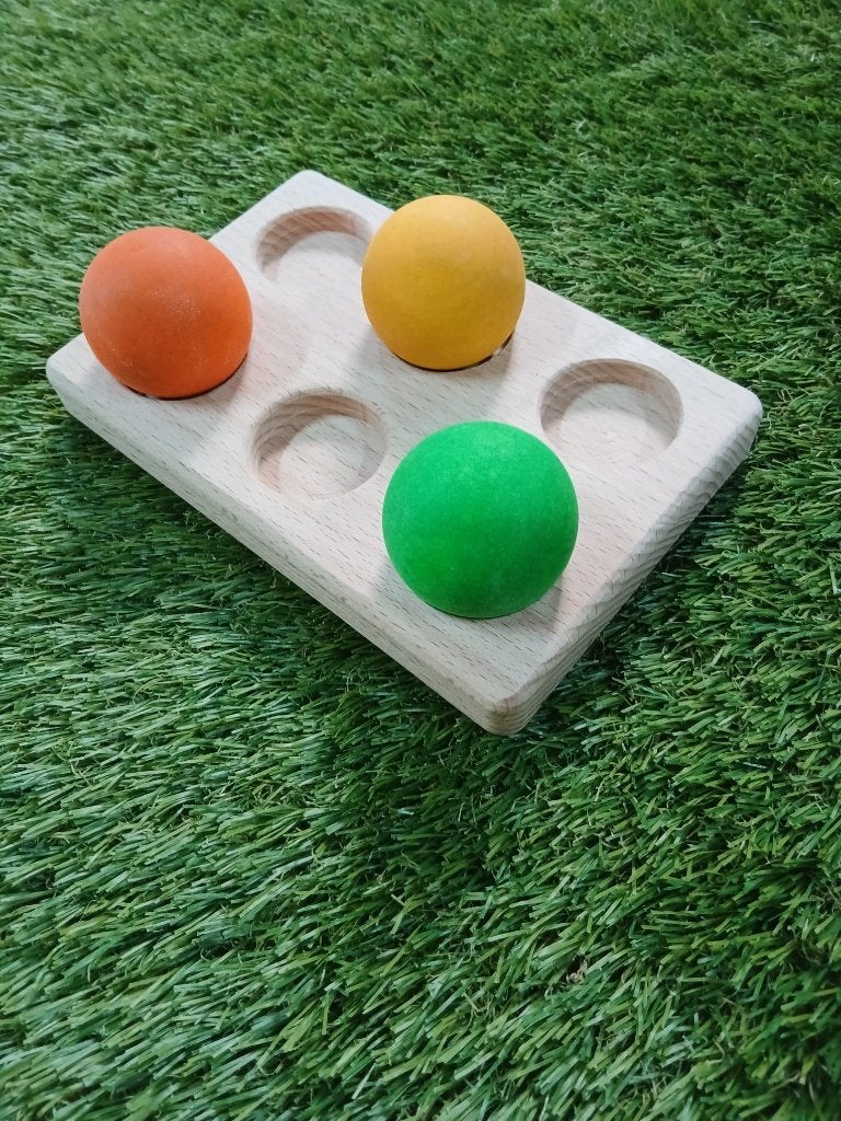 Houten houder voor Grapat/Grimms Ballen Circle of Wood, Verzenden, Nieuw, Overige typen