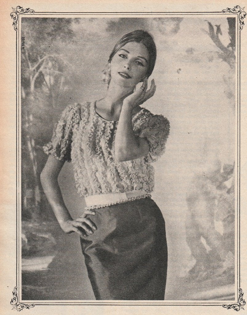 Retro reclame 1965 4711 Tosca Cologne parfum flesje, Verzenden, Overige typen