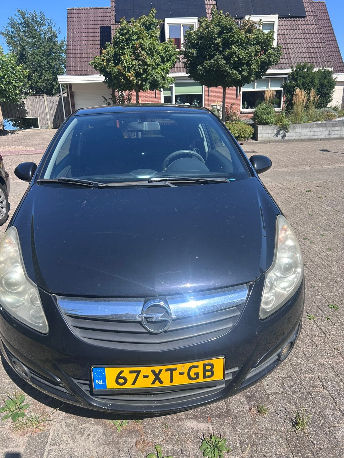 Opel Corsa 1.2 16V 3D 2007 Zwart, Voorwielaandrijving, 450 kg, 40 €/maand, 4 cilinders