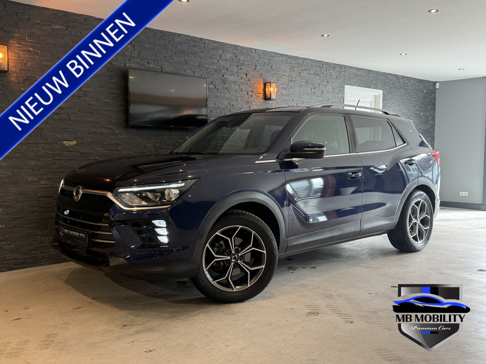 SsangYong Korando 1.5 T-GDI Bj: 2021 / Automaat / Camera / N, Auto's, 1497 cc, Gebruikt, 4 cilinders, Blauw