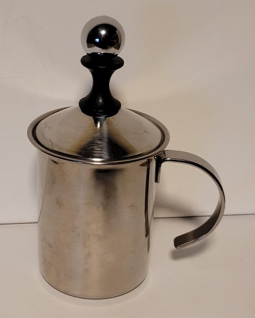 RVS FRABOSK Cappucino Creamer / MELKOPSCHUIMER, Ophalen of Verzenden, Gebruikt