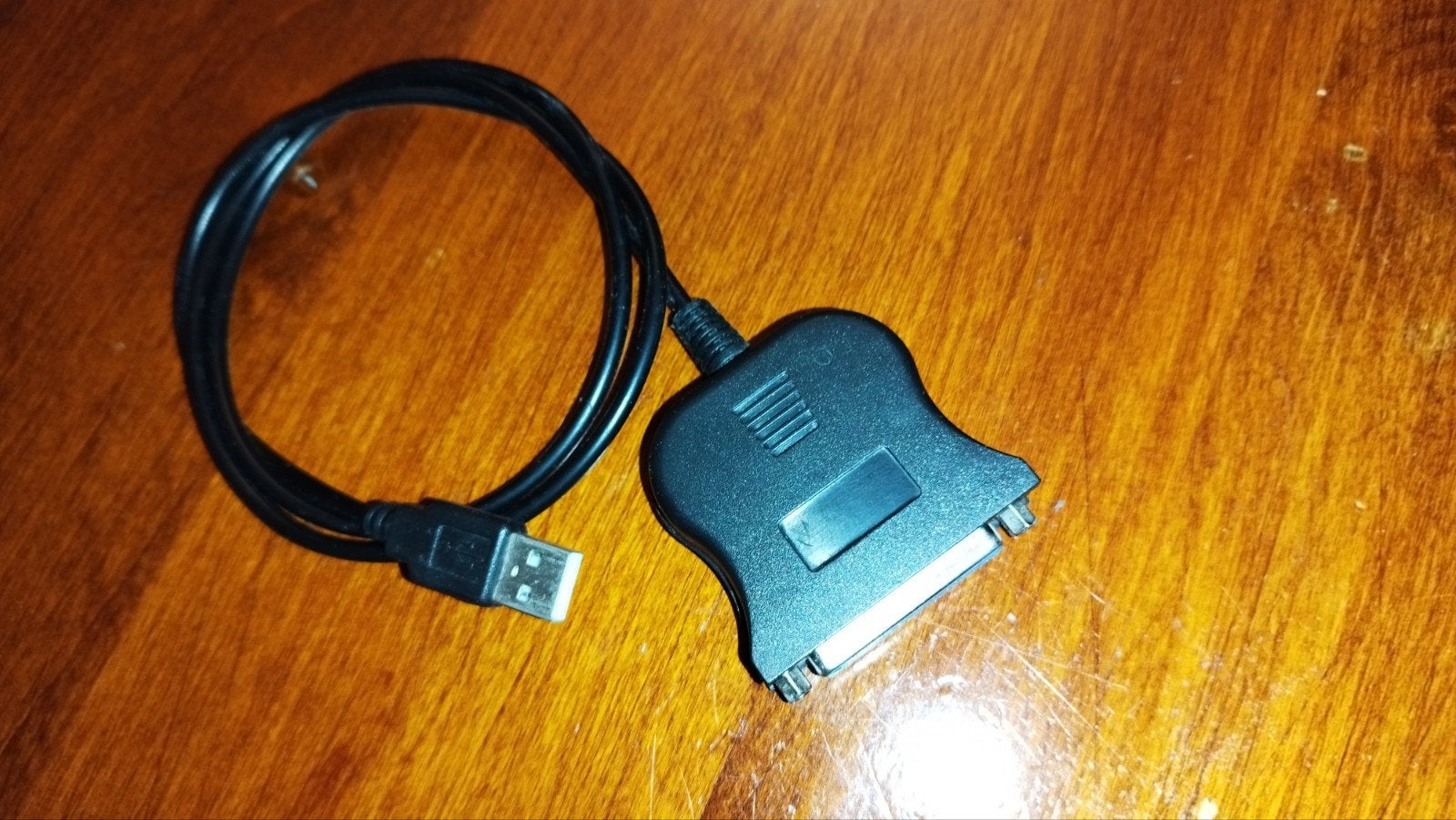 USB naar Parallelle Printer Adapter Kabel, Ophalen of Verzenden, Gebruikt