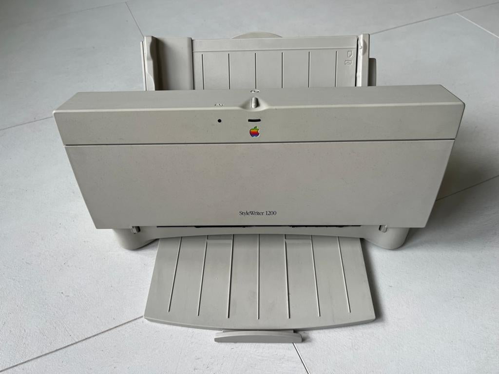 Originele Apple StyleWriter 1200 printer als nieuw, Ophalen, Zo goed als nieuw, Zwart-en-wit printen, Apple