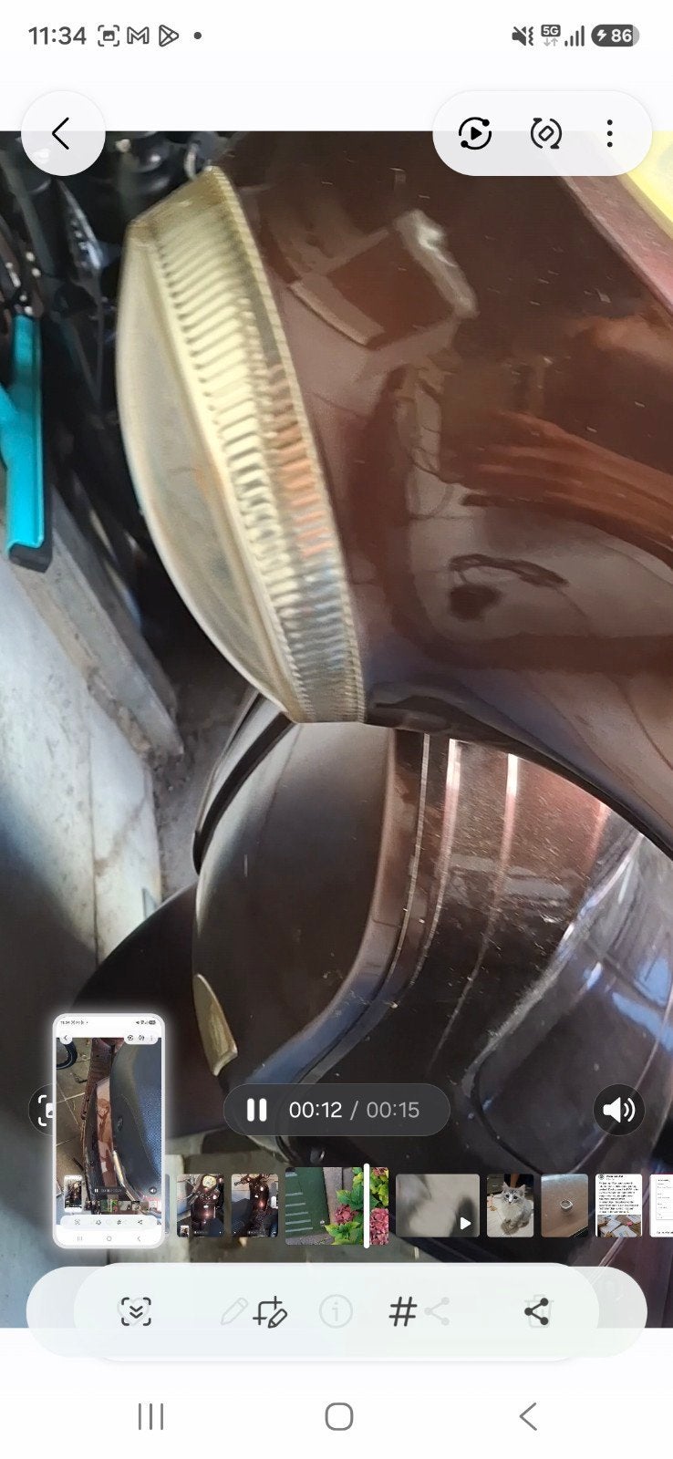 Scooter - Bruin, Goede Staat, Ophalen of Verzenden, Gebruikt, Benzine, Piaggio