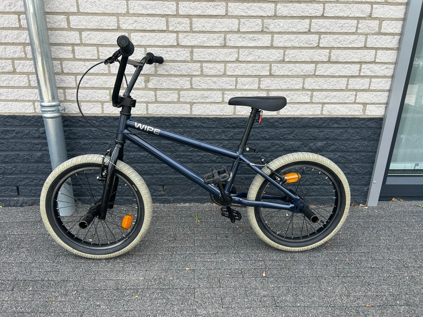 BMX fiets Wipe 500 18 inch, Fietsen en Brommers, Fietsen | Crossfietsen en BMX, Ophalen, 16 tot 20 inch, Staal, Velgrem