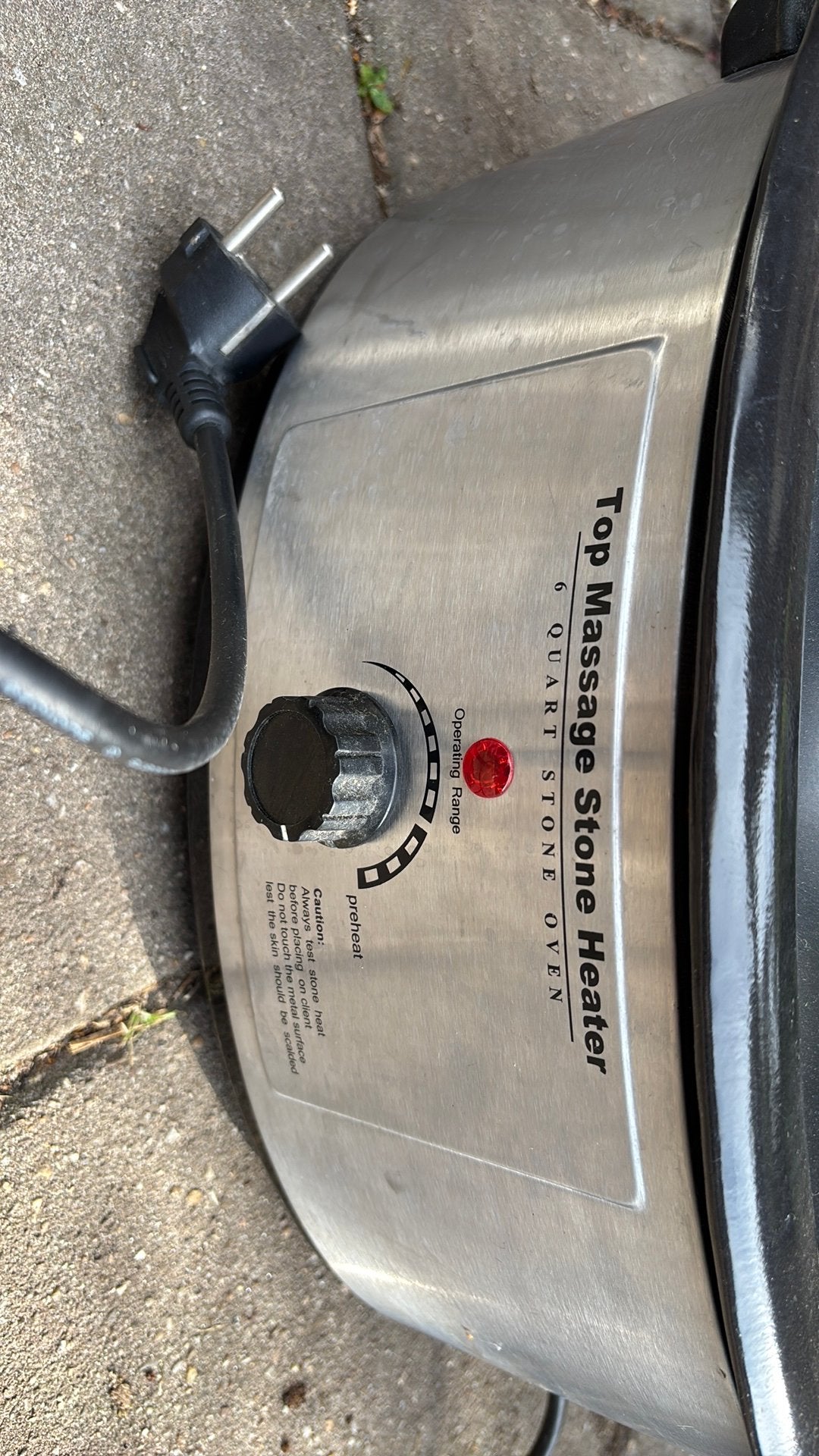 Hotstone heater, Ophalen, Zo goed als nieuw