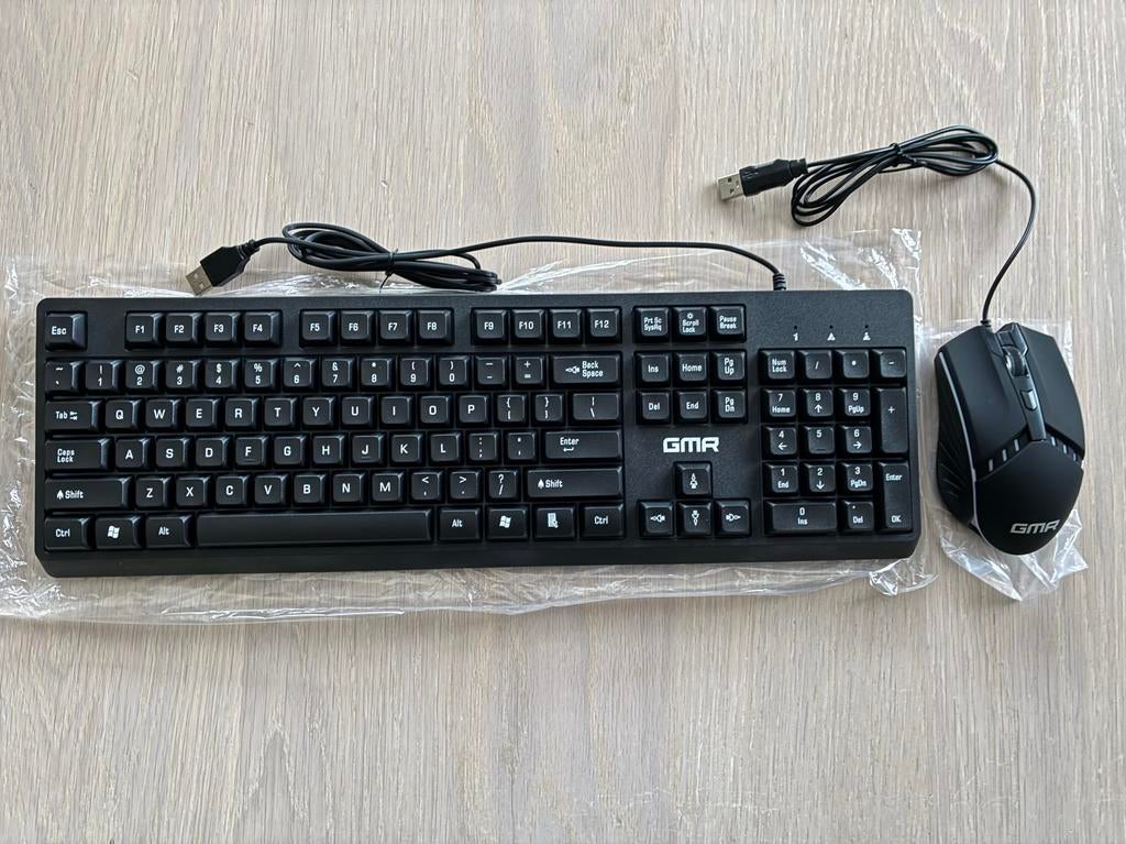 GMR Gaming Toetsenbord en Muis Set - Nieuw, Toetsenbord en muis-set, Nieuw, Ophalen of Verzenden, Qwerty