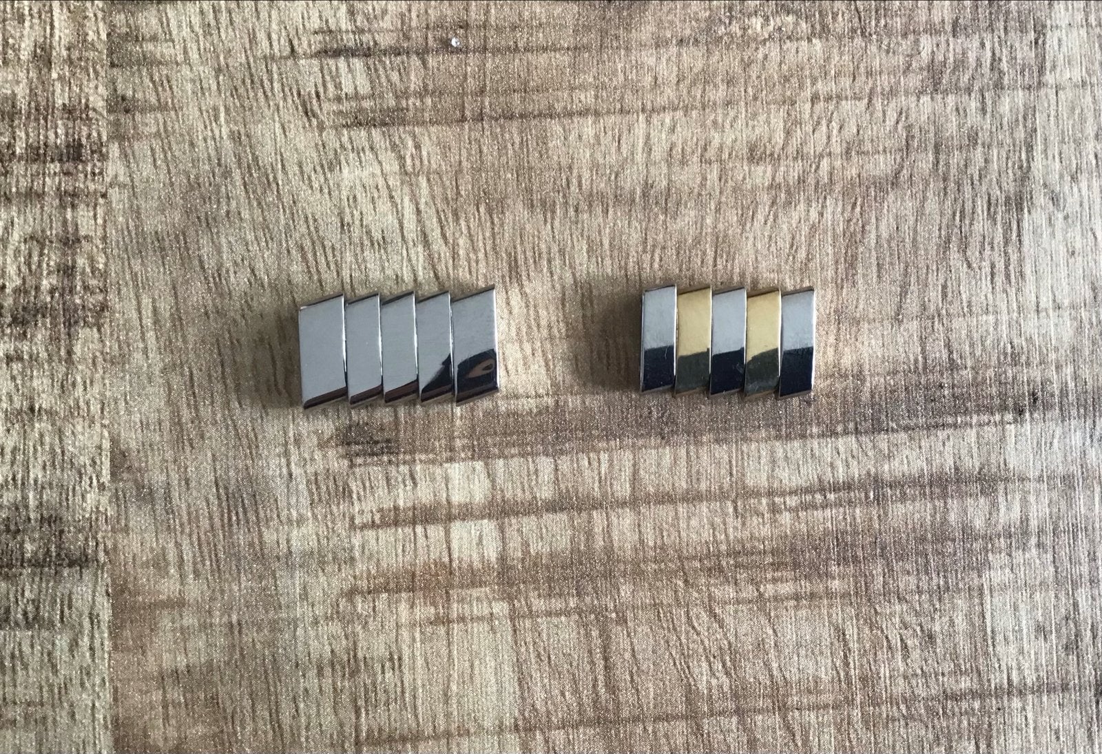 Breitling Schakels (links) Staal 20mm & Goud/Staal 18mm, Sieraden, Tassen en Uiterlijk, Horloges | Heren, Ophalen, Gebruikt, Staal