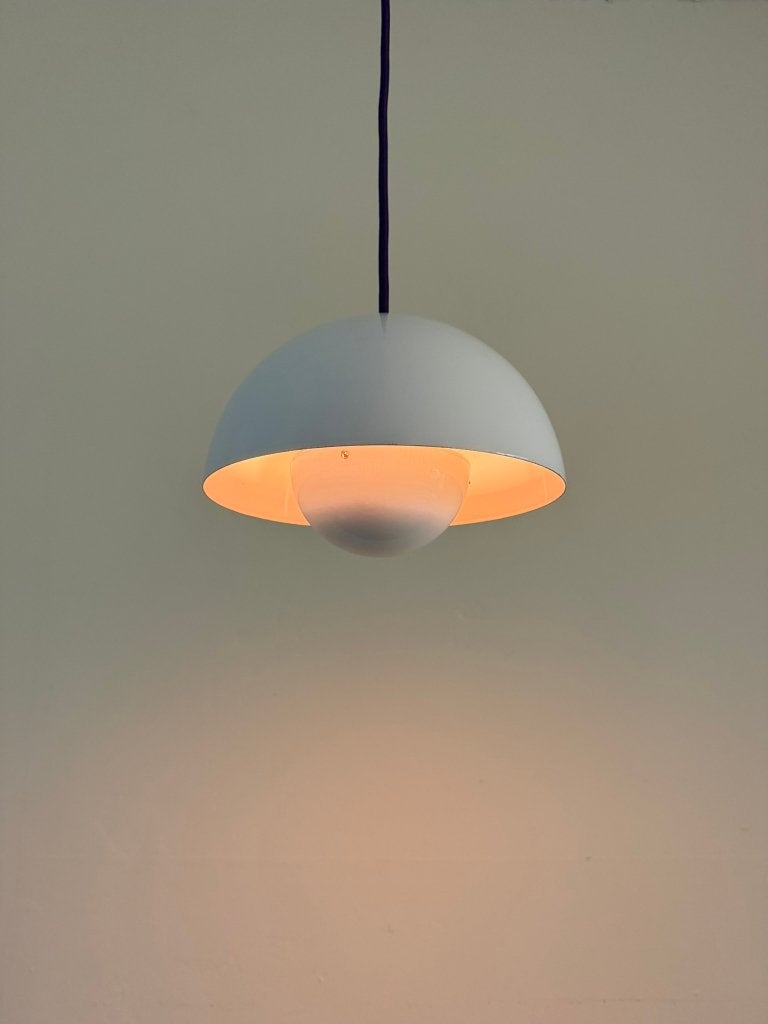 Vintage Louis Poulsen Flowerpot - Verner Panton Deense lamp, Scandinavisch, Zo goed als nieuw, X, Metaal