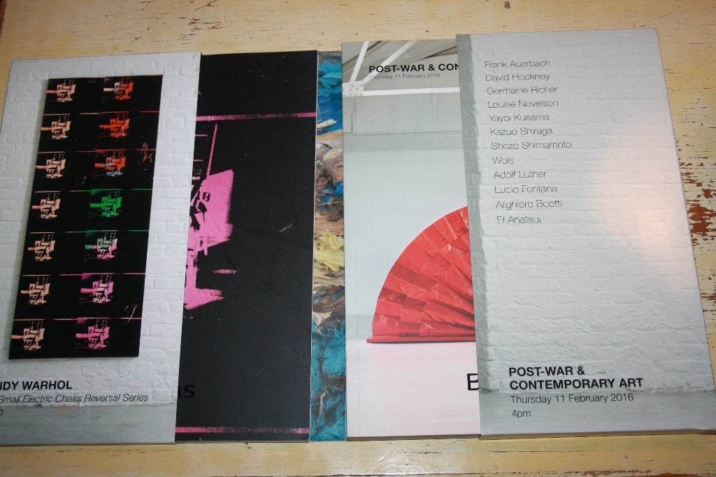 Post War Contemporary Art Andy Warhol David Hockney Bonham's, Ophalen of Verzenden, Zo goed als nieuw