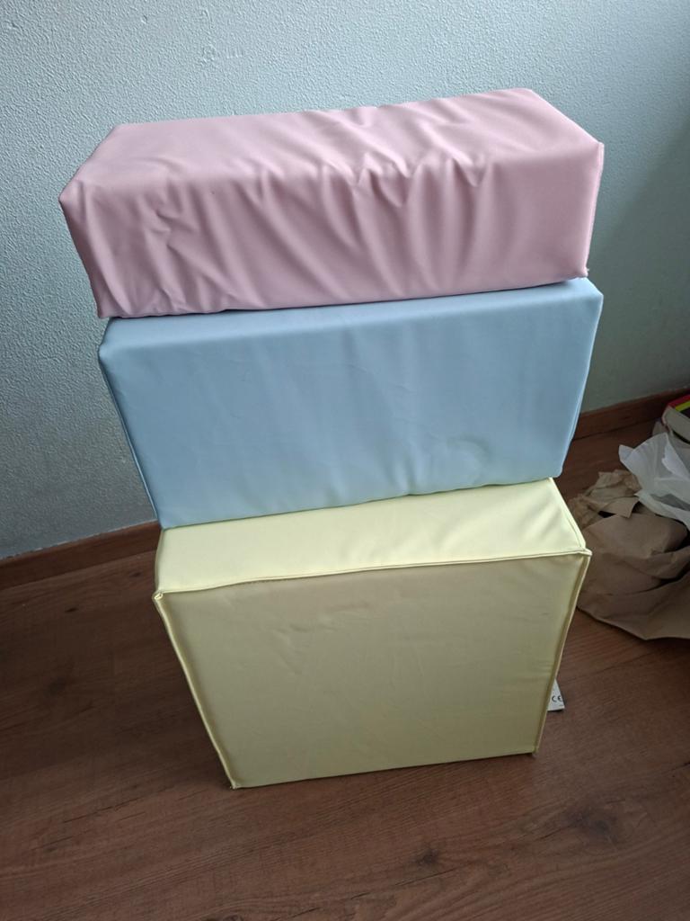 Zachte klimblokken voor kinderen - pastelkleuren, Ophalen, Gebruikt