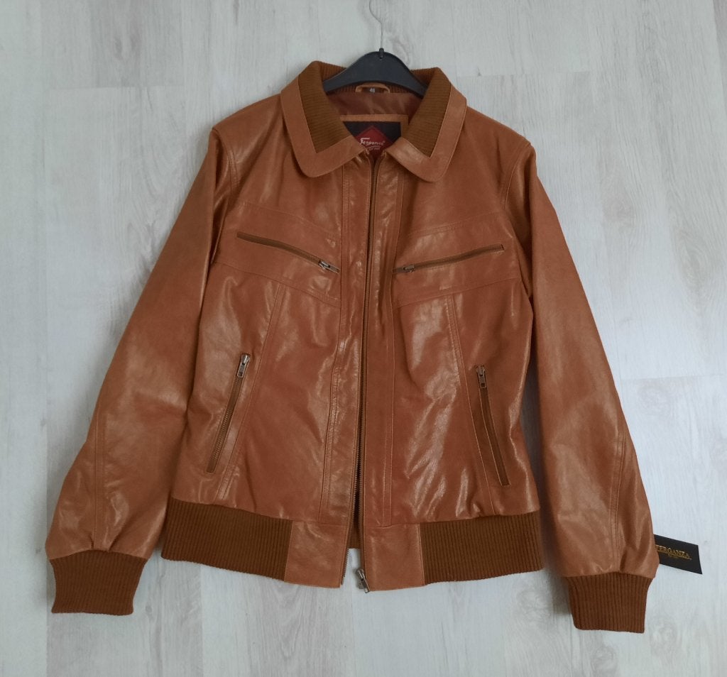 Leren jack, Ophalen of Verzenden, Nieuw, Maat 46/48 (XL) of groter, Bruin