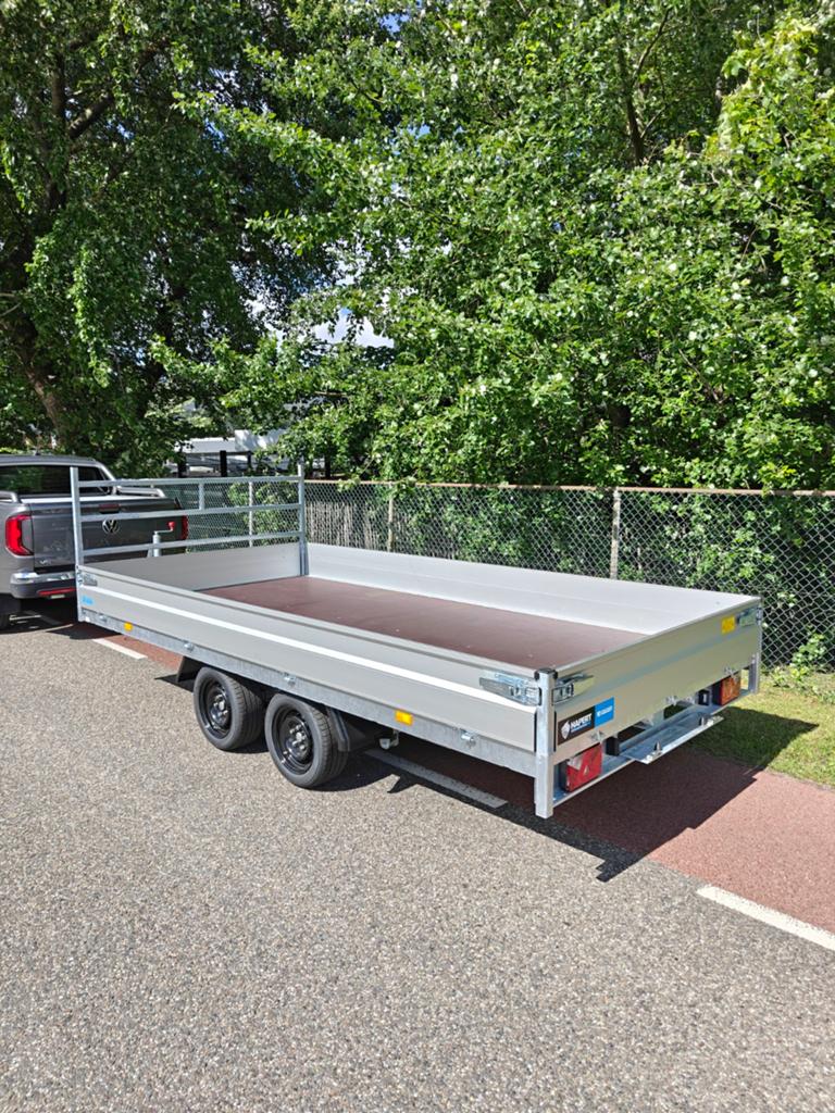 Demo Hapert Azure plateau aanhanger 3500KG Parabool vering, Ophalen of Verzenden, Zo goed als nieuw