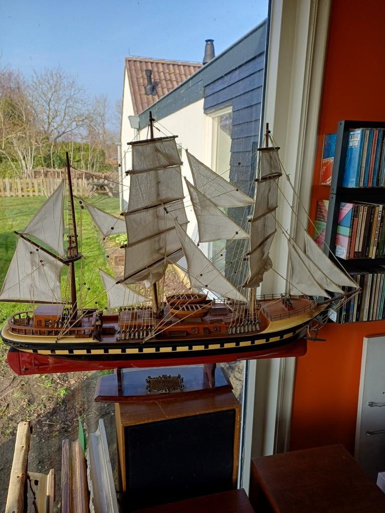 Le Belem 3 master uit 1895 - Zeer gedetailleerd scheepsmodel, Ophalen