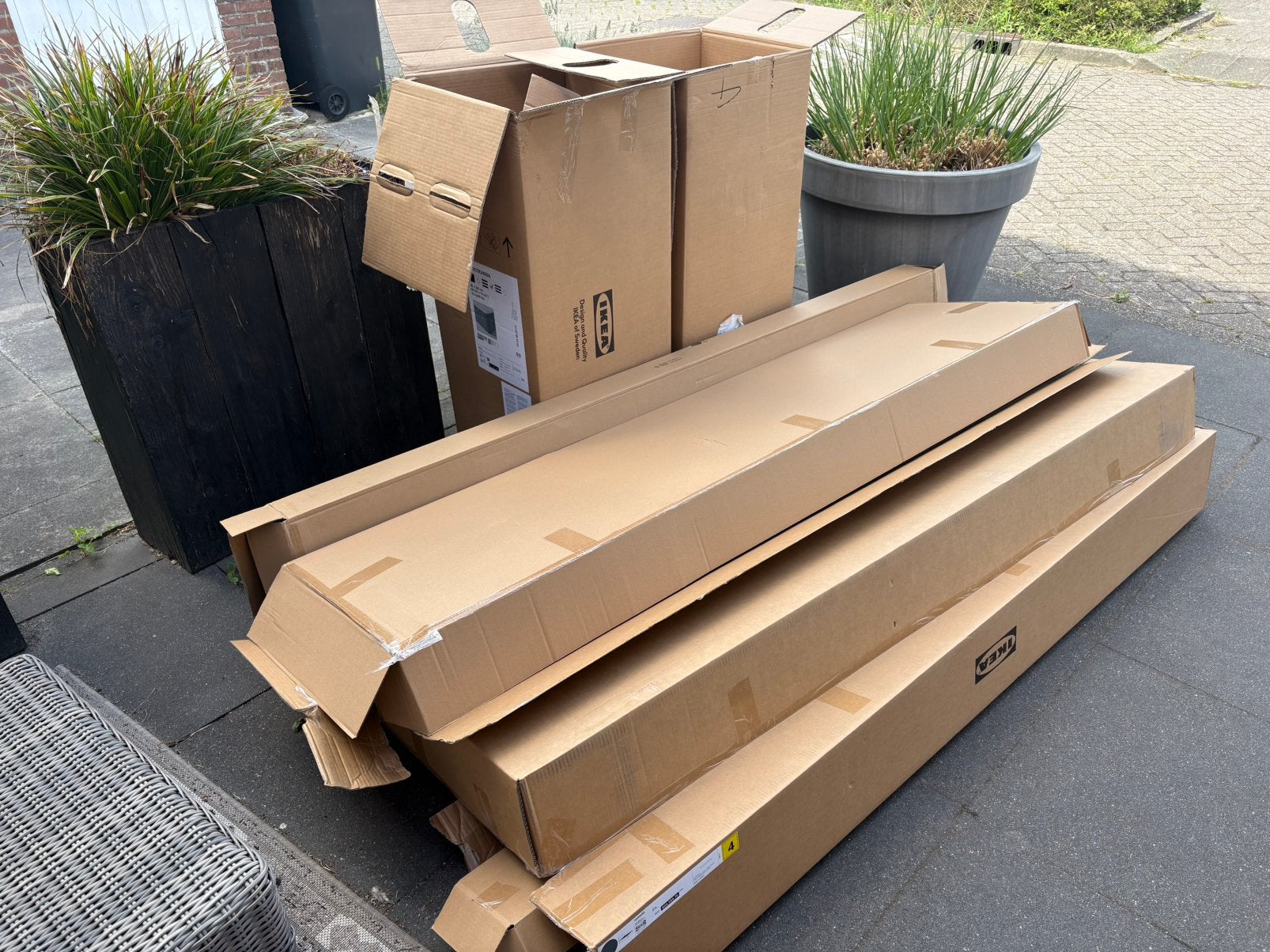 Gratis stevige dozen en karton, Doe-het-zelf en Verbouw, Kratten en Dozen, Ophalen, Doos, Opvouwbaar, 60 cm of meer
