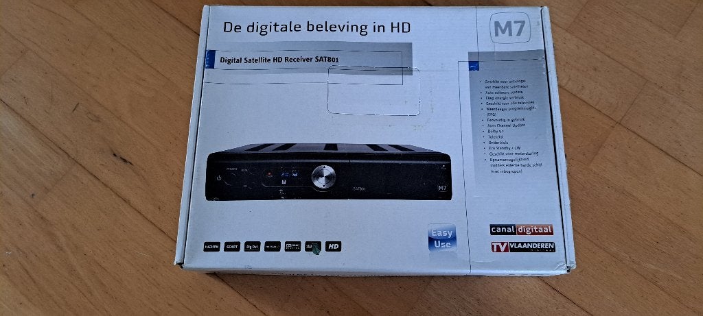 Digitale satelliet HD ontvanger, Ophalen, Zo goed als nieuw, Overige merken