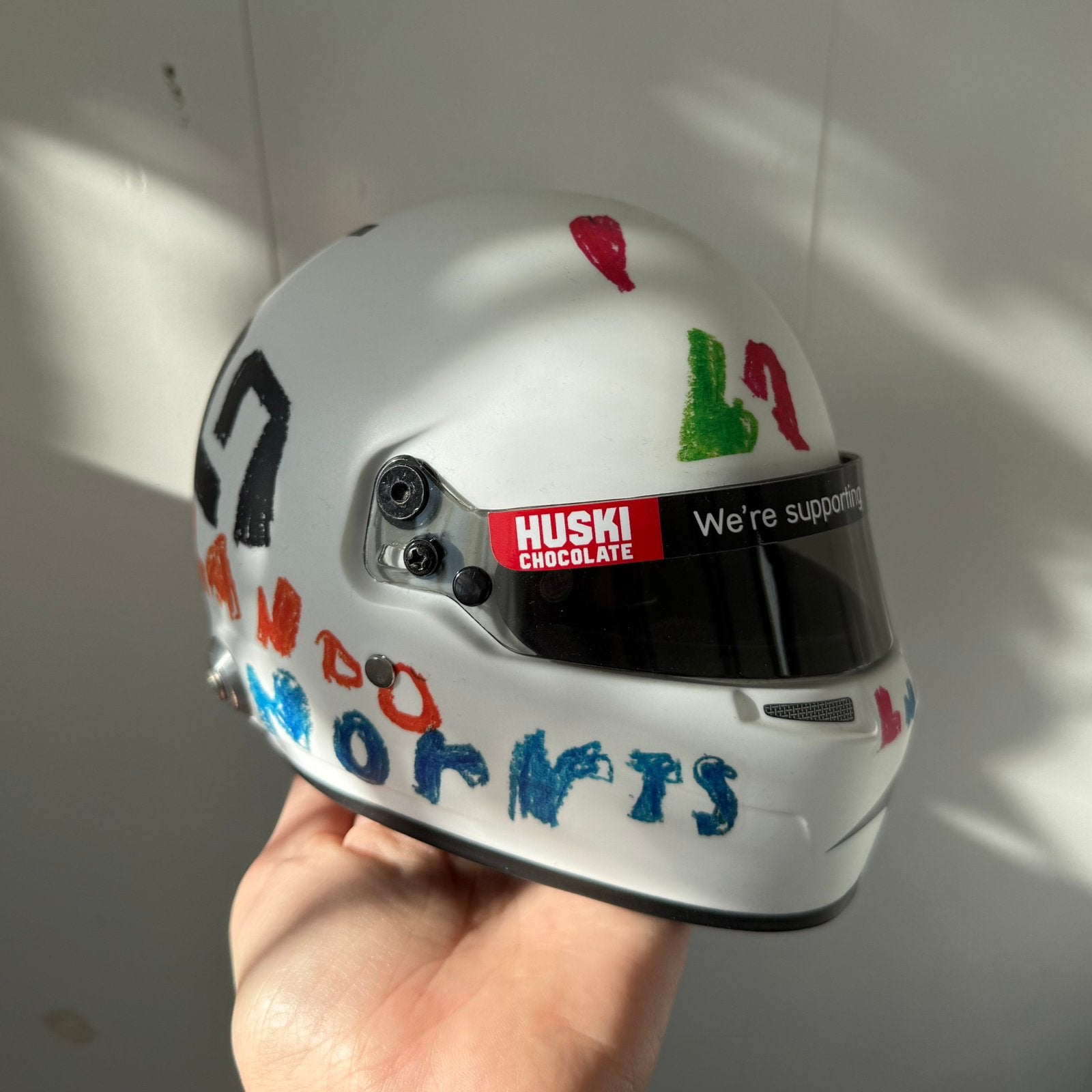 Lando Norris 1:2 Silverstone 2020 helm, Verzamelen, Automerken, Motoren en Formule 1, Verzenden