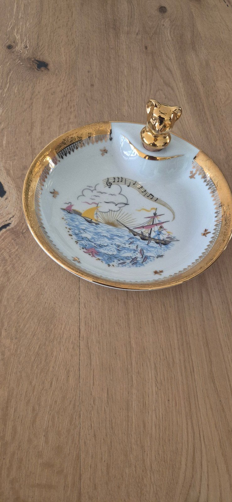 Limoges warmwaterbord porcelein, Antiek en Kunst, Ophalen of Verzenden