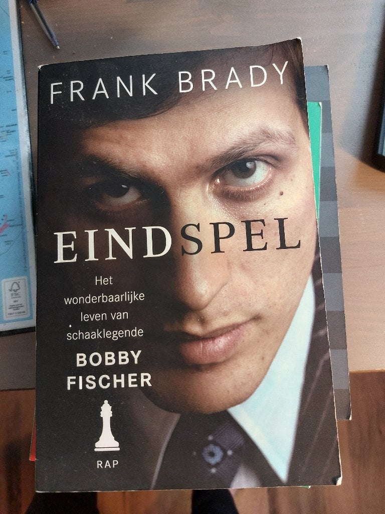 Eindspel (over Fischer) van Frank Brady, Gelezen, Frank Brady, Ophalen of Verzenden, Denksport