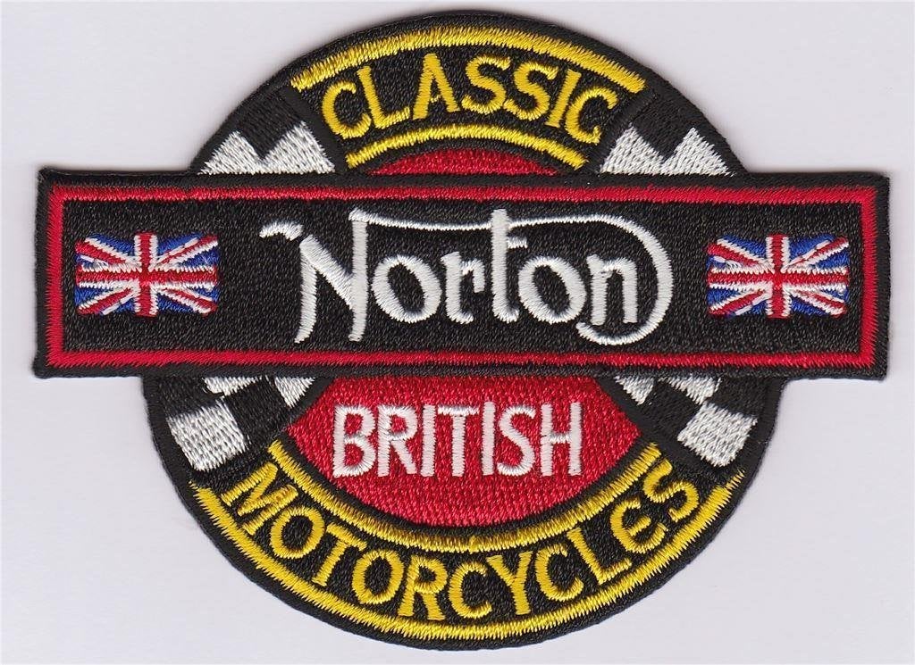 Norton Classic British Motorcycles patch embleem #4, Motoren, Verzenden, Nieuw