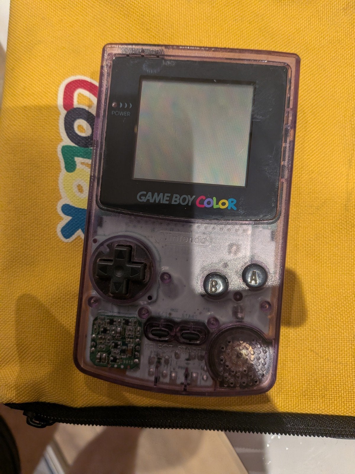 Game Boy Color met 10 games en beschermhoes, Spelcomputers en Games, Ophalen of Verzenden, Gebruikt, Game Boy Color, Met games