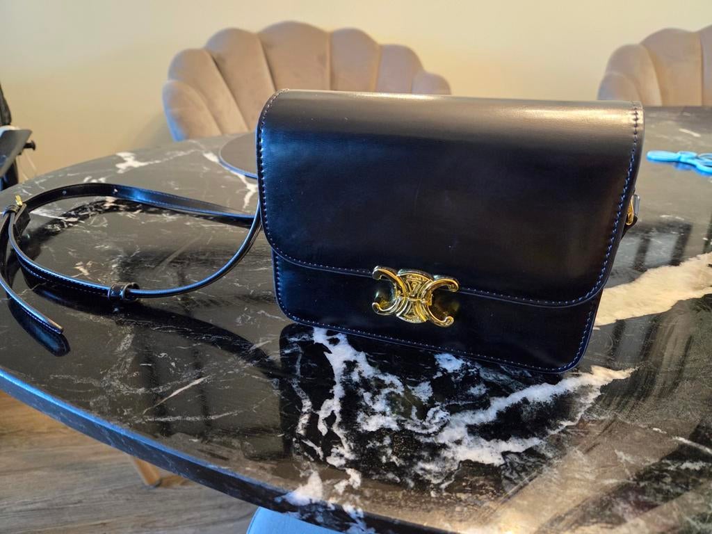 Celine tas, Verzenden, Zo goed als nieuw, Zwart, Handtas